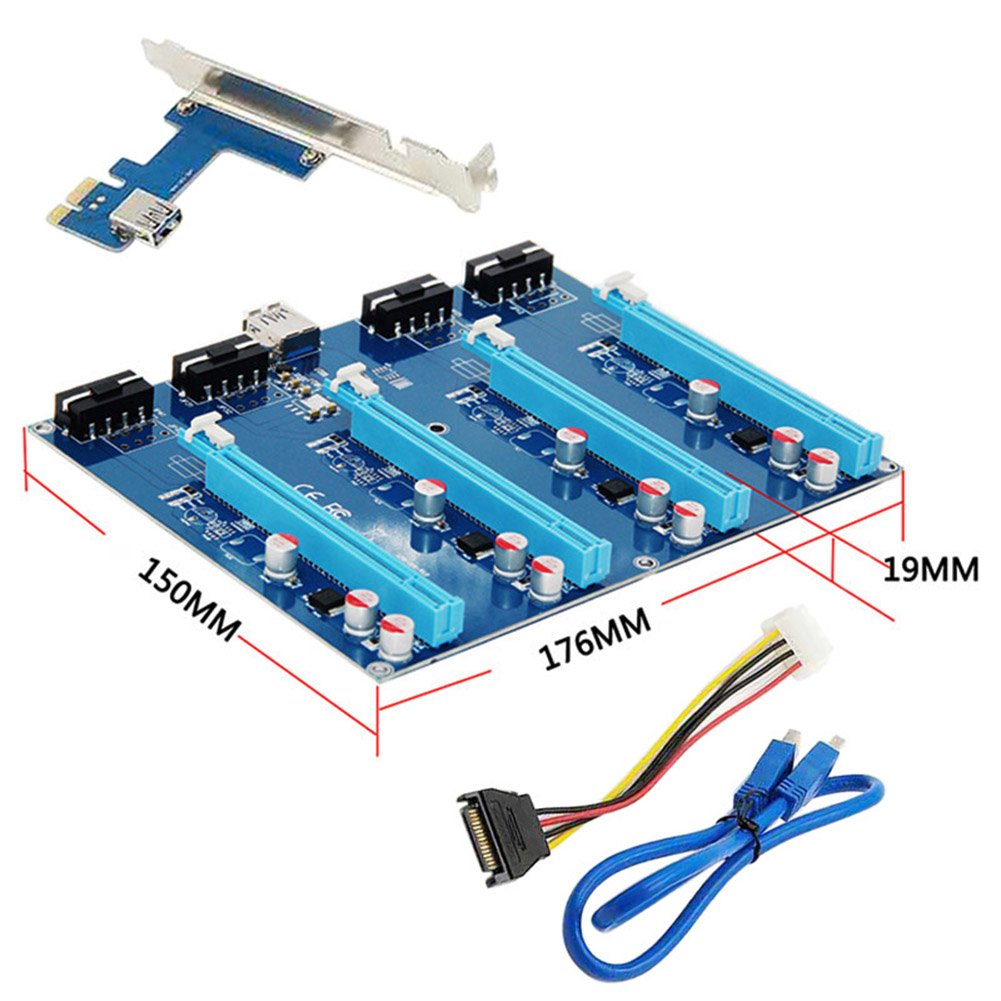 PCIe riser from amazon - https://amzn.to/2GFbeZm (affiliate link) 